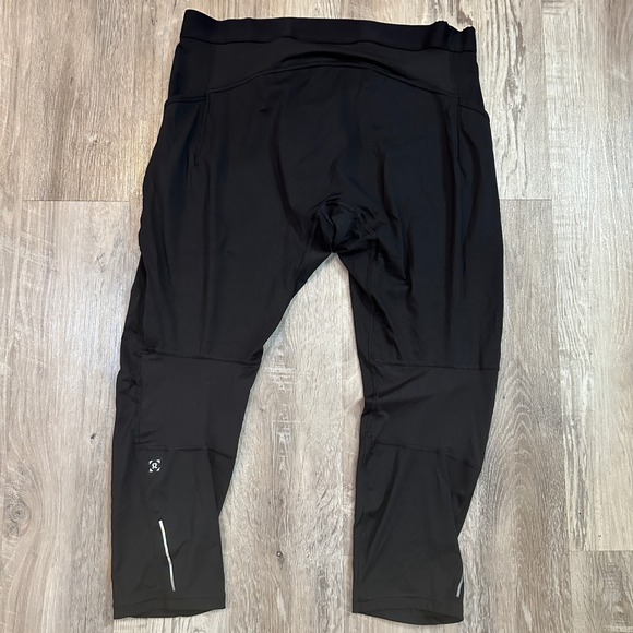 Lululemon Surge Tight 22" Mens Black Running Training Compression Pants Size 2XL - Picture 2 of 5